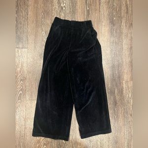 Girls Zara Velvet Wide Leg Pants